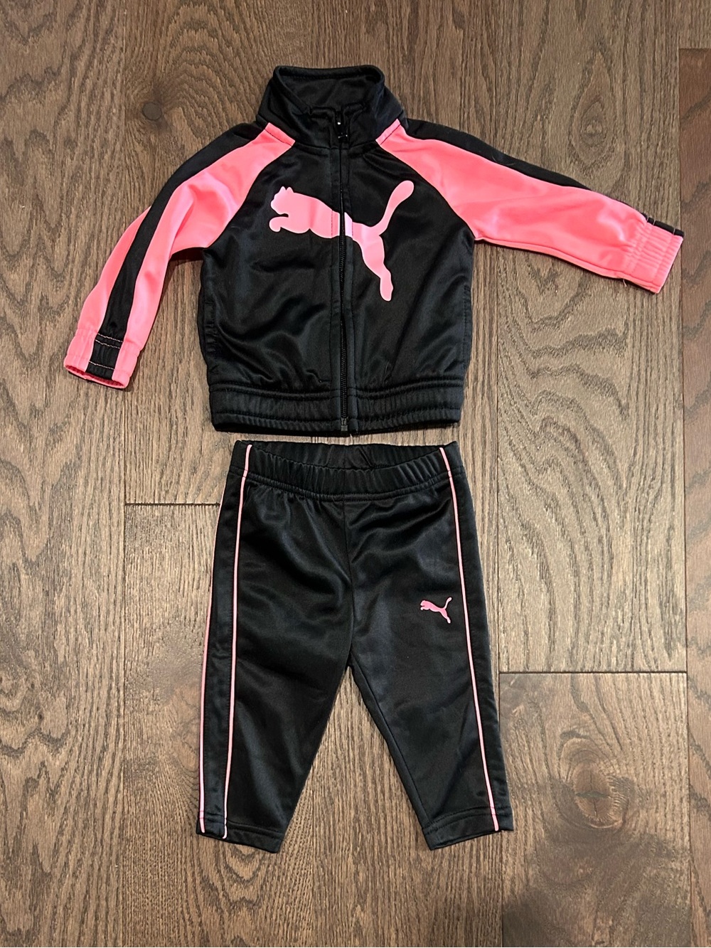 Puma Size 3-6 month Baby Girl's 2 Piece Tracksuit Outfit